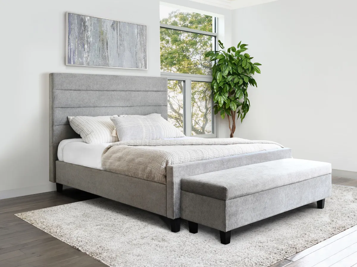 Seneca Upholstered Bed & Bench
