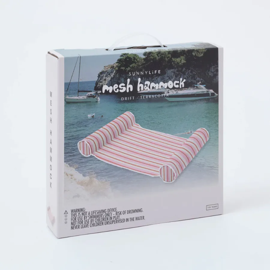 Sunnylife Mesh Hammock Float Drift Terracotta S3LMHAUT