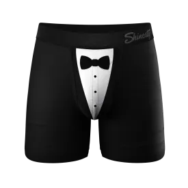 The 009 | Black Tuxedo Ball Hammock® Pouch Underwear