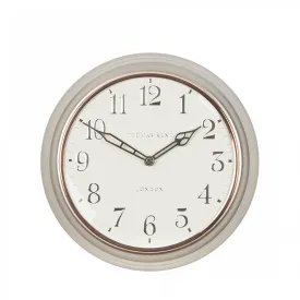 Thomas Kent Campbell Wall Clock - Pewter 12"