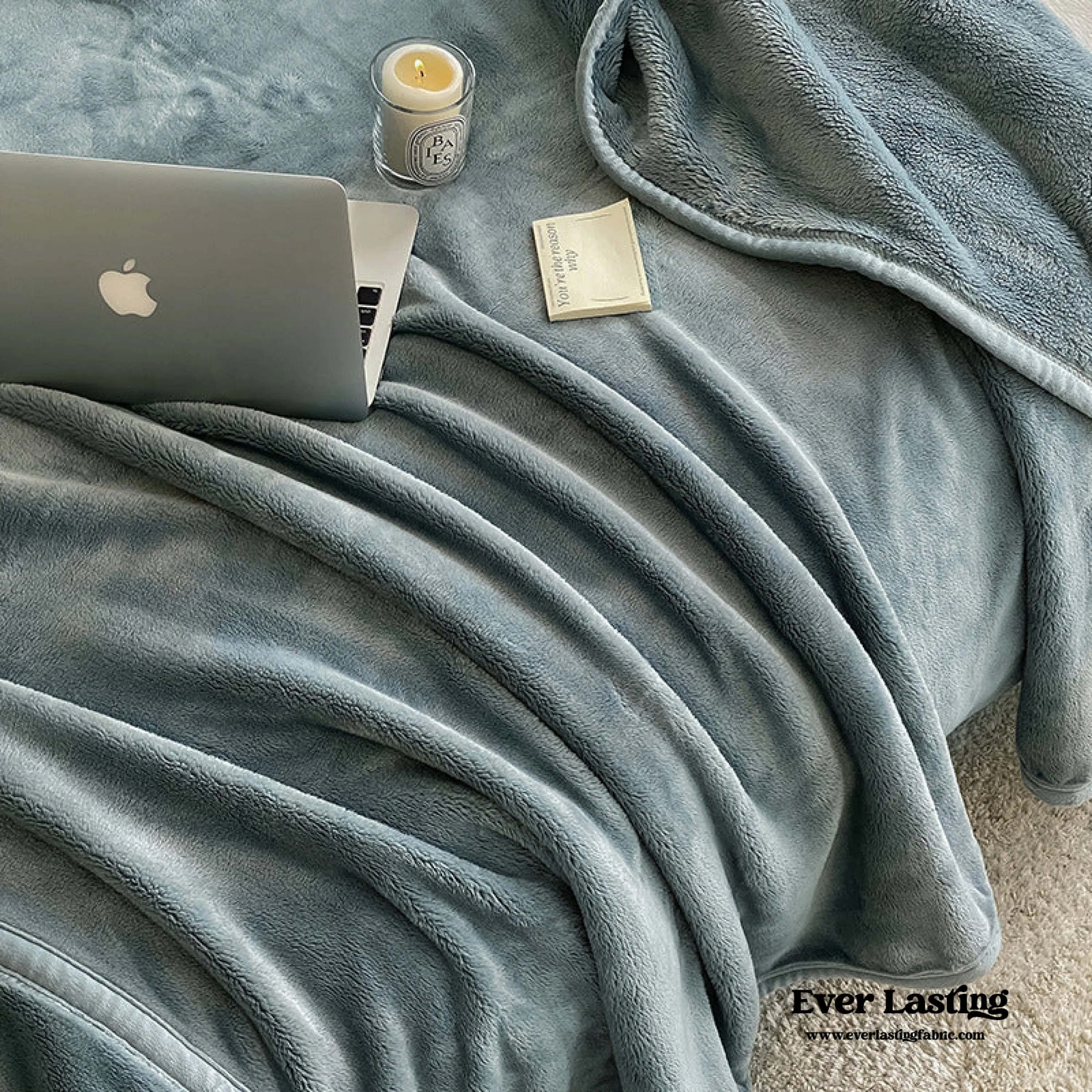 Warm Tone Lush Fleece Blanket / Pink