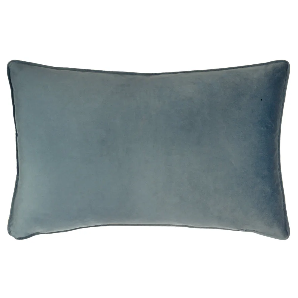 Wild Garden Leaping Hare Cushion Navy